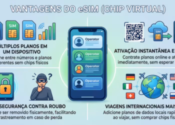 Vantagens de usar um eSIM